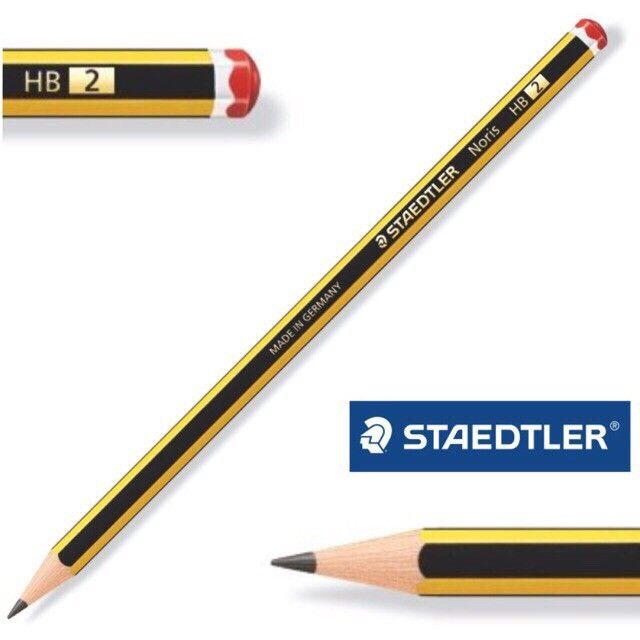 [Mã LIFEBOOK1 giảm 30K đơn 150K] Bút chì Đức Staedtler HB/2B sọc vàng (hộp 12 cái)