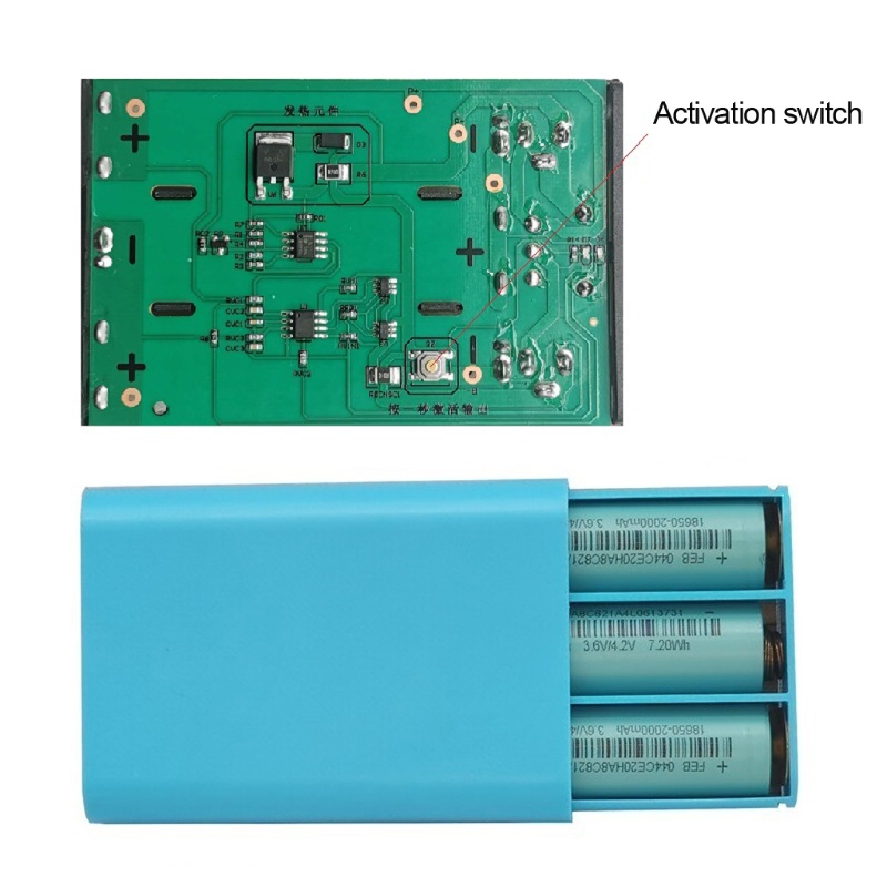 Máy phát điện 12V Sản xuất 3x 18650 Pin Mặt tự do Ngân hàng nguồn điện với cáp điện cho máy dẫn đường Wifi Router Description