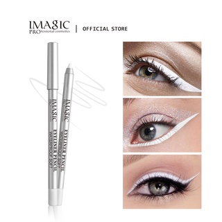 Imagic Phong Cách Mới Bút Kẻ Mắt Màu Trắng Bút Gel Bút Kẻ Mắt Lâu Dài Chống Thấm Nước Không Dễ Dàng lem Họa Tiết Kẻ Mắt Mượt Bút Gel Đen / Trắng / Khỏa Thân
