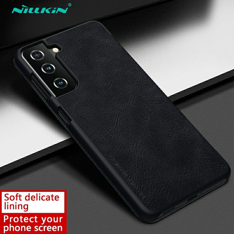 Bao da Samsung Galaxy S21 Plus, S21 Ultra hiệu Nillkin QIN Leather case có ngăn để thẻ