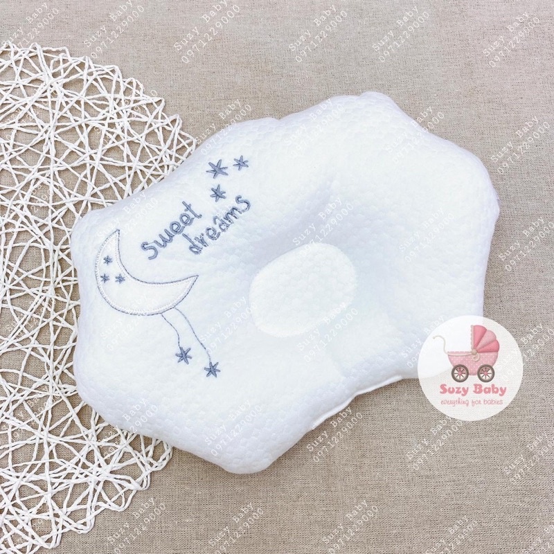 Gối chống méo bẹt đầu Bebe Comfort cao cấp cho bé ruột bông