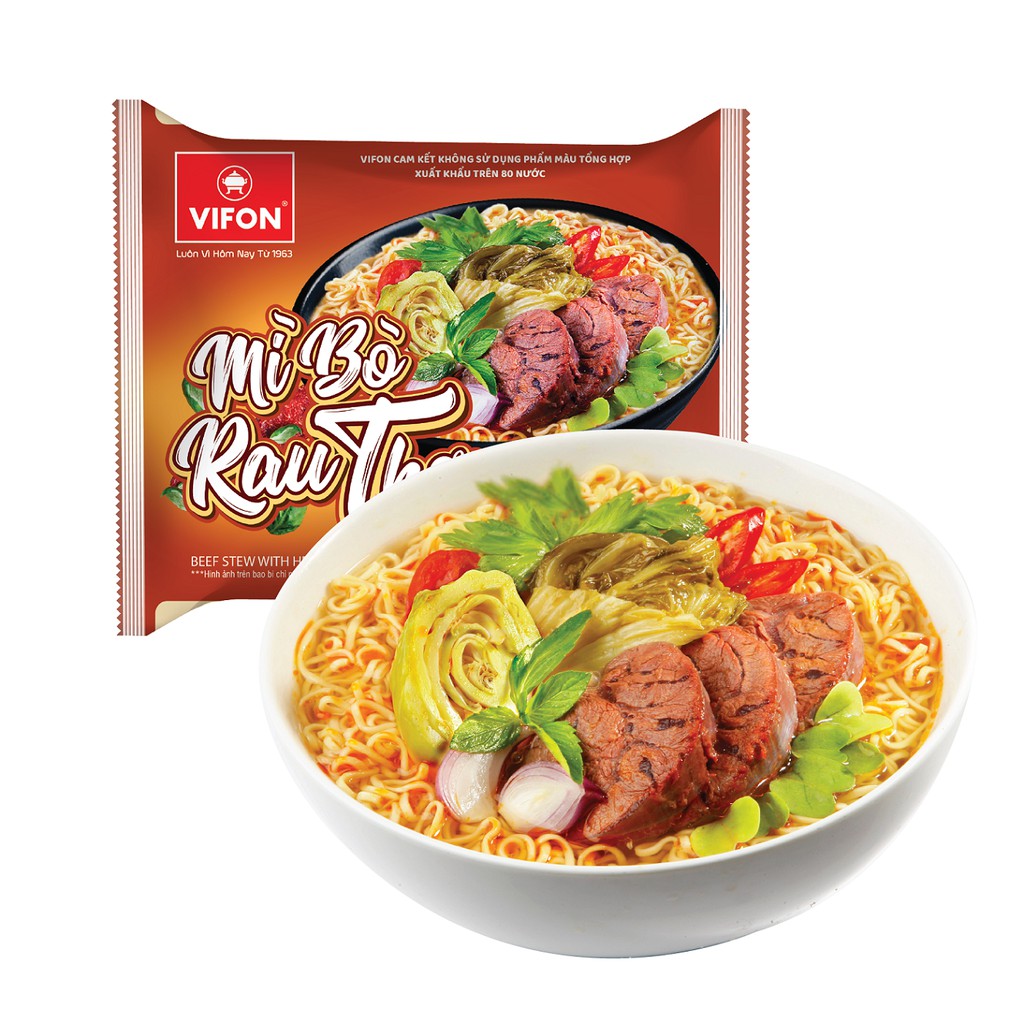 Thùng 30 Gói Mì Bò Rau Thơm VIFON 60g/Gói | BigBuy360 - bigbuy360.vn