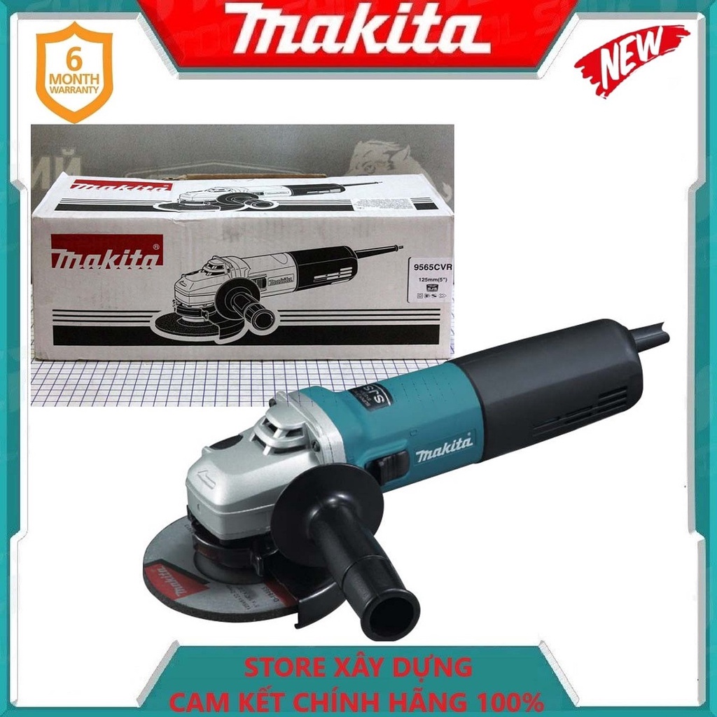 MÁY MÀI GÓC 125MM 1400W MAKITA 9565CVR- HÀNG CHÍNH HÃNG