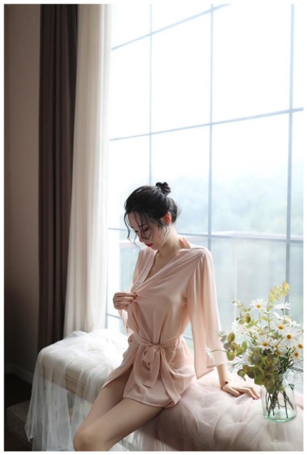 Q Q5114 áo ngủ voan sexy - đồ ngủ gợi cảm kèm chip | BigBuy360 - bigbuy360.vn