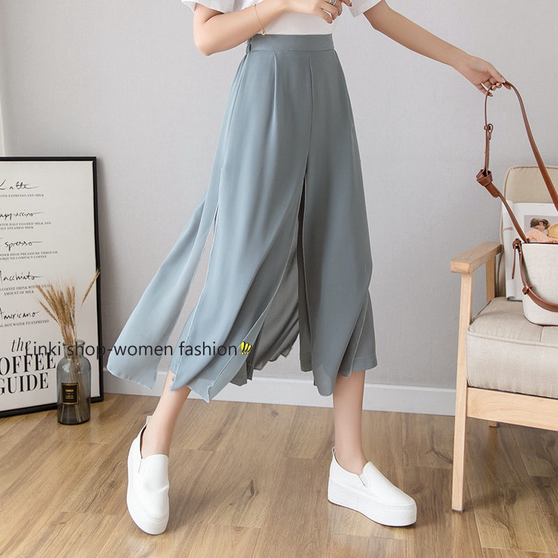 Quần voan ống rộng lưng cao 9319 | BigBuy360 - bigbuy360.vn