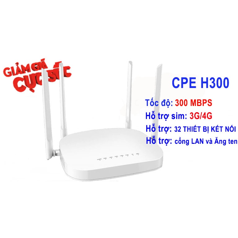 Phát wifi 4G cắm điện Huawei B311( kèm anten)