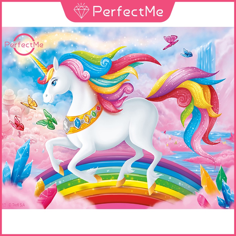 Bộ tranh đính đá 5D tự làm hình kỳ lân kích thước 40*30cm