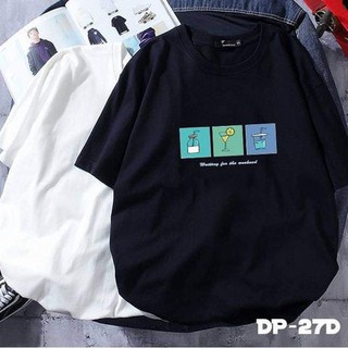 Áo Thun Nam Nữ Tay Lỡ Unisex Oversize Áo phông Form Rộng Basic Tee Hình Ly Nước
