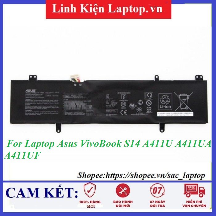 ⚡️Pin laptop Asus VivoBook S14 A411U A411UA A411UF B31N1707