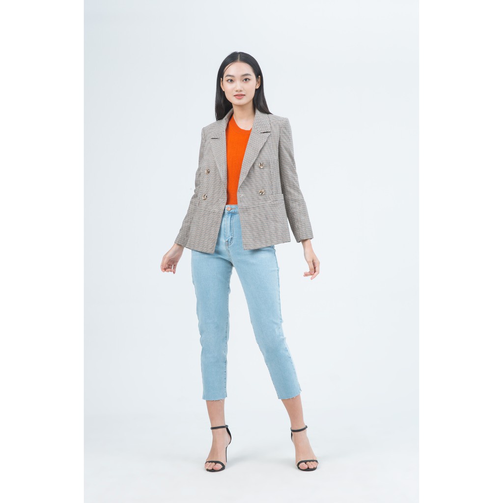 [Mã WABR99 giảm 10% đơn 99K] Áo Vest nữ cổ 2 ve IVY moda MS 67M4666