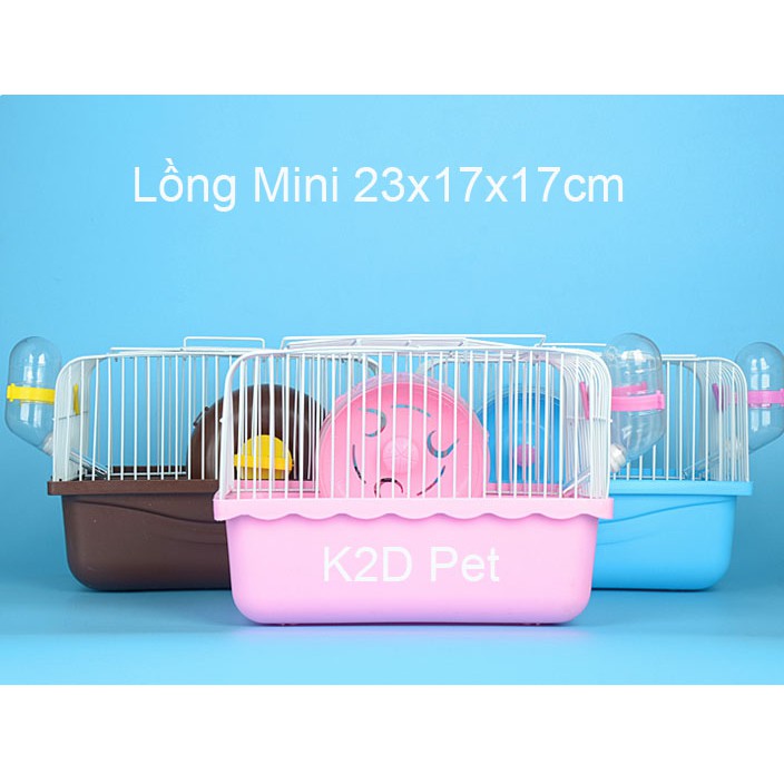 ( Bán Buôn ) Lồng Hamster mini Full Phụ Kiện