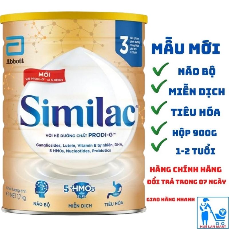 [CHÍNH HÃNG] Sữa Bột Abbott Similac IQ Plus HMO 3 - Hộp 1,7kg