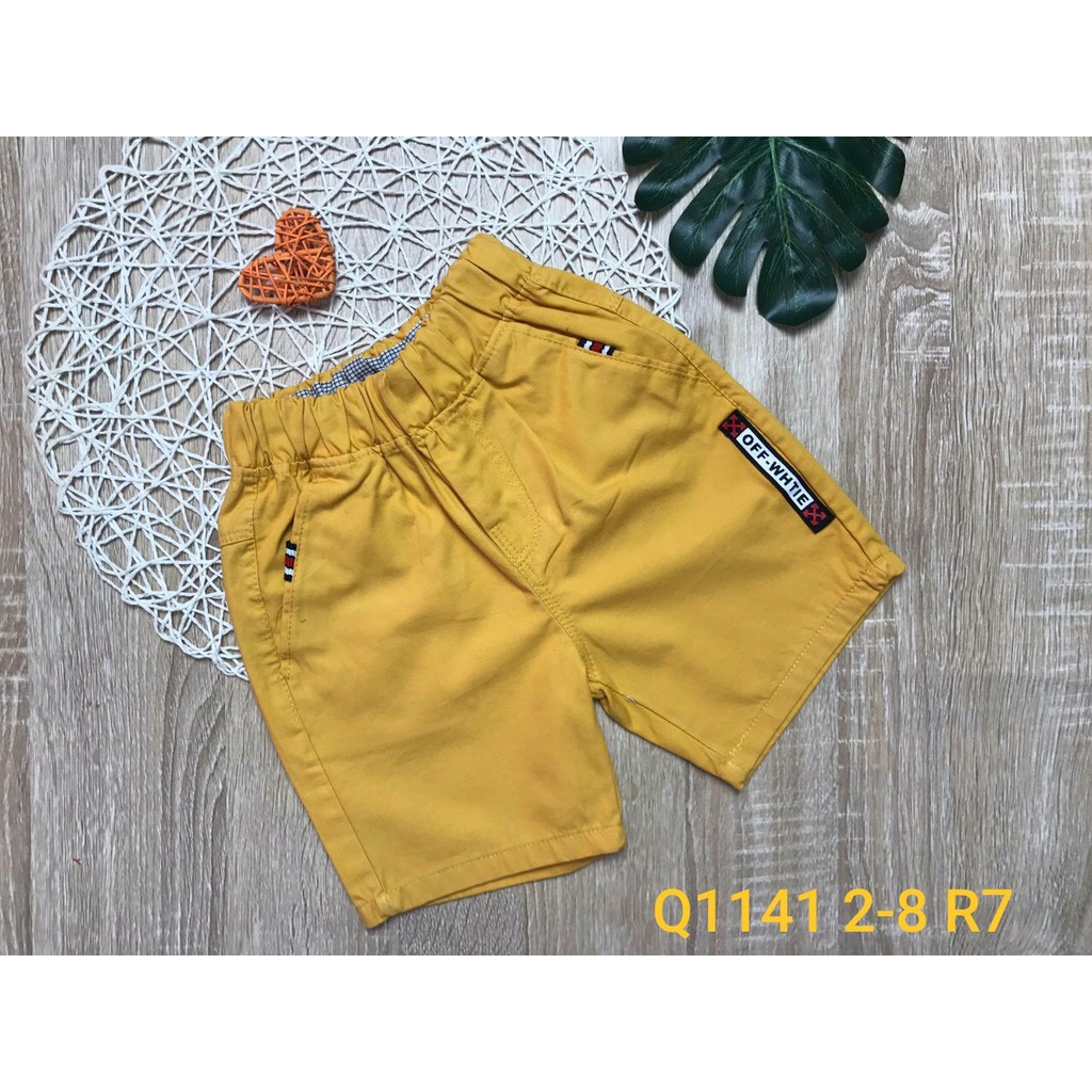 quần kaki bé trai linen