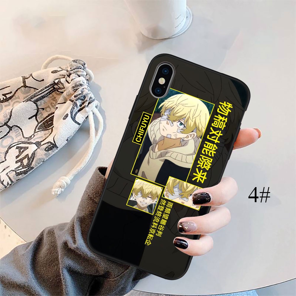 Ốp Điện Thoại Họa Tiết Hoạt Hình Tokyo Revengers Chifuyu Cho Iphone 5 5S 6 6S 7 8 11 Pro Max Plus SE XR LPS111