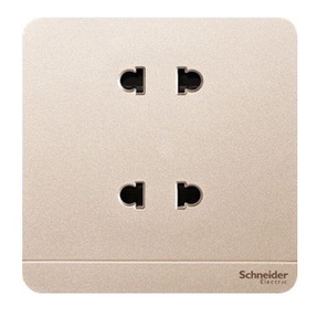 Bộ ổ cắm đôi 2, 3 chấu, đa năng AvatarOn Schneider