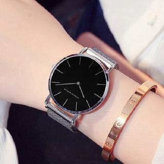 Đồng Hồ Nữ Mặt Tròn Dây Da Thời Trang