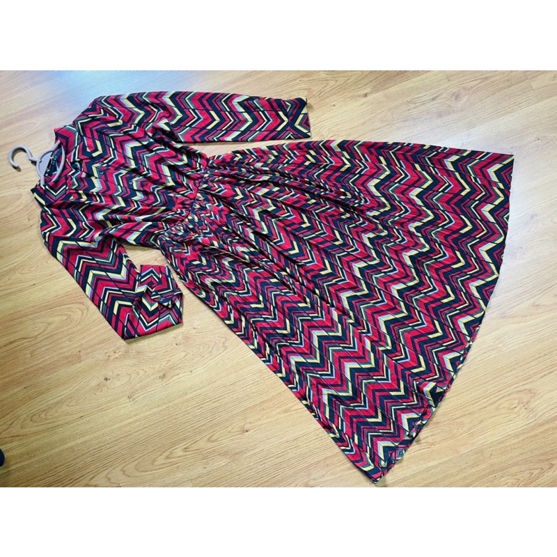 Váy đầm dáng vintage nữ 2hand chất Voan cao cấp hàng hiệu size M