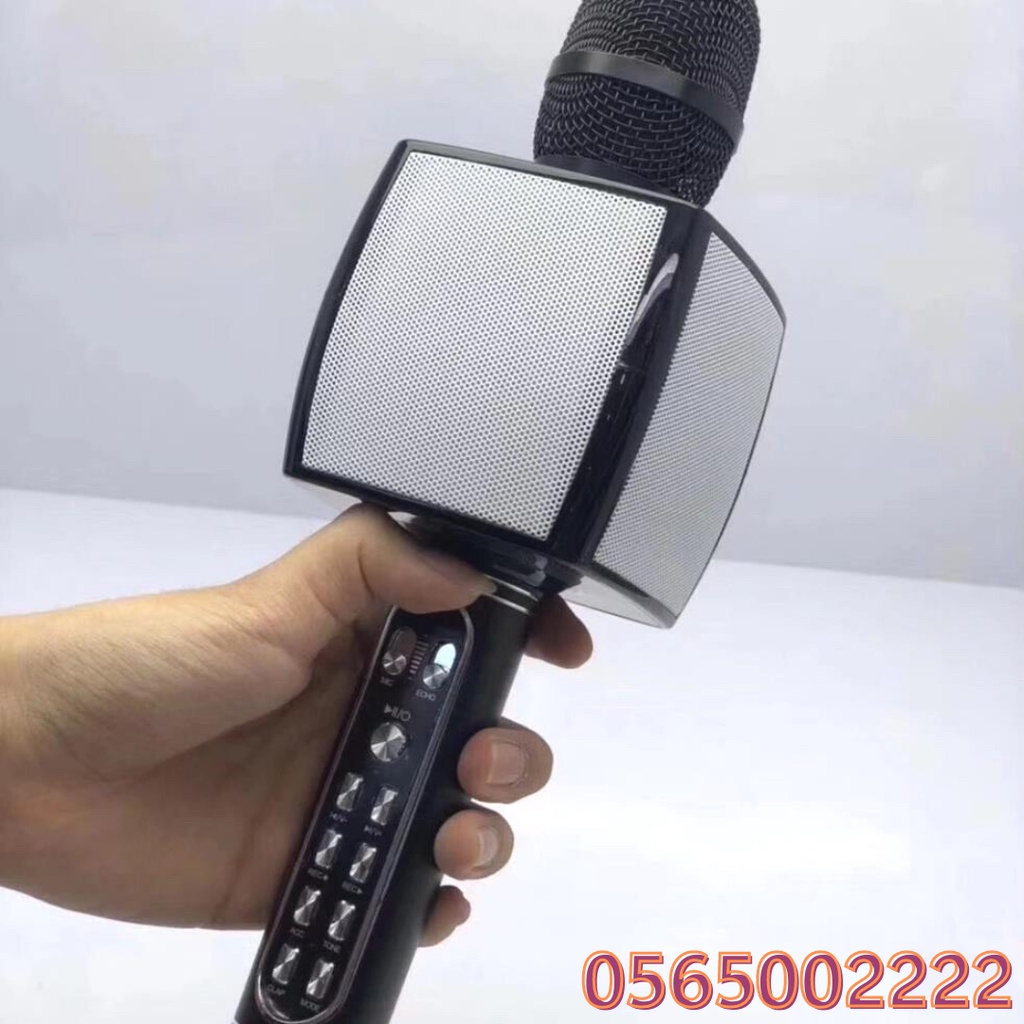 Micro Hát Karaoke Bluetooth ❤️FREESHIP❤️ Mic Hát Không Dây YS91 Tích Hợp Loa, Thẻ Nhớ, Bắt Giọng Chỉnh Tone, Ghi Âm