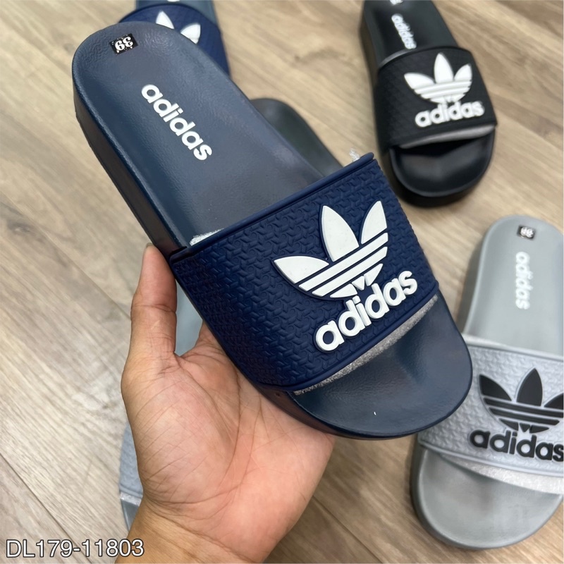 Dép lê nam quai hoa cao su - Dép nam Adidas siêu nét