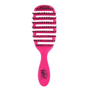  Lược gỡ rối WET BRUSH dòng làm bóng tóc Flex Boar Briste đơn sắc hồng