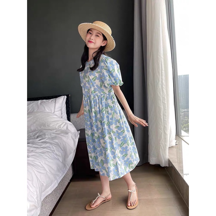 Váy Đôi Mẹ Và Bé, Set Váy Hoa Dành Riêng Cho Mẹ Và Bé đi biển hàng thiết kế cao cấp