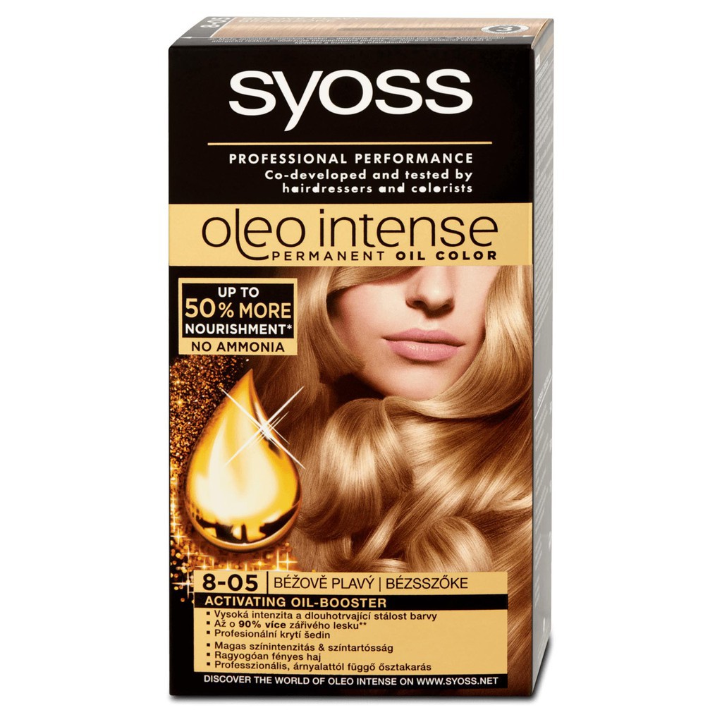 Thuốc nhuộm tóc của Đức nhập khẩu SYOSS Oleo Intense 115ml xịn đét