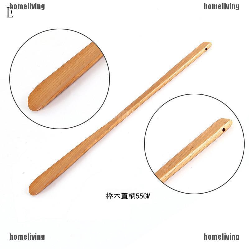 Dụng Cụ Mang Giày Bằng Gỗ Tự Nhiên Với Tay Cầm Dài 9 Kiểu Dáng Tùy Chọn