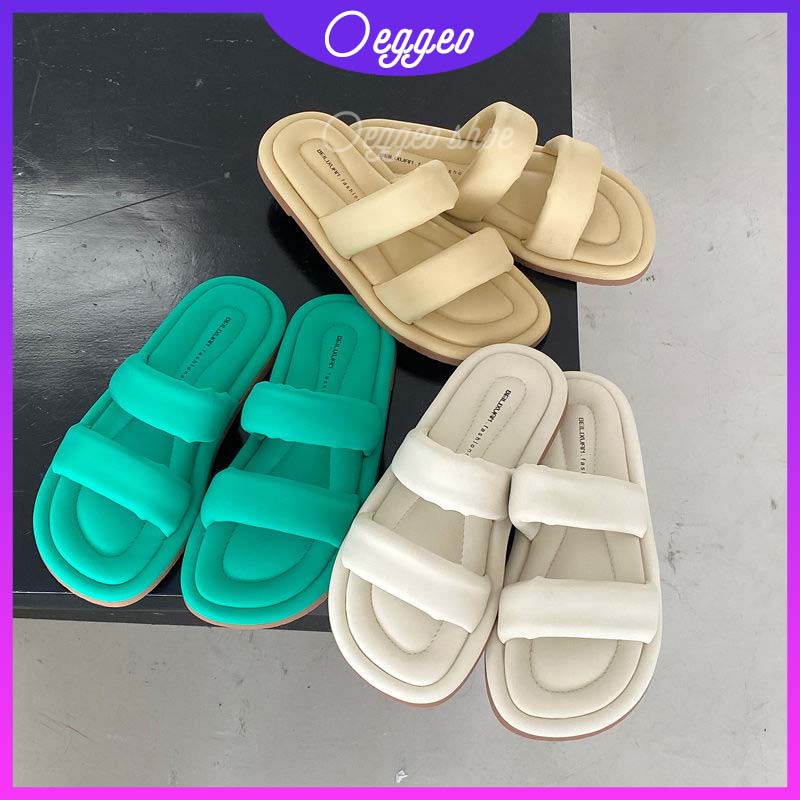 Oeteo Dép Quai Ngang Đế Mềm Thời Trang Cho Nữ