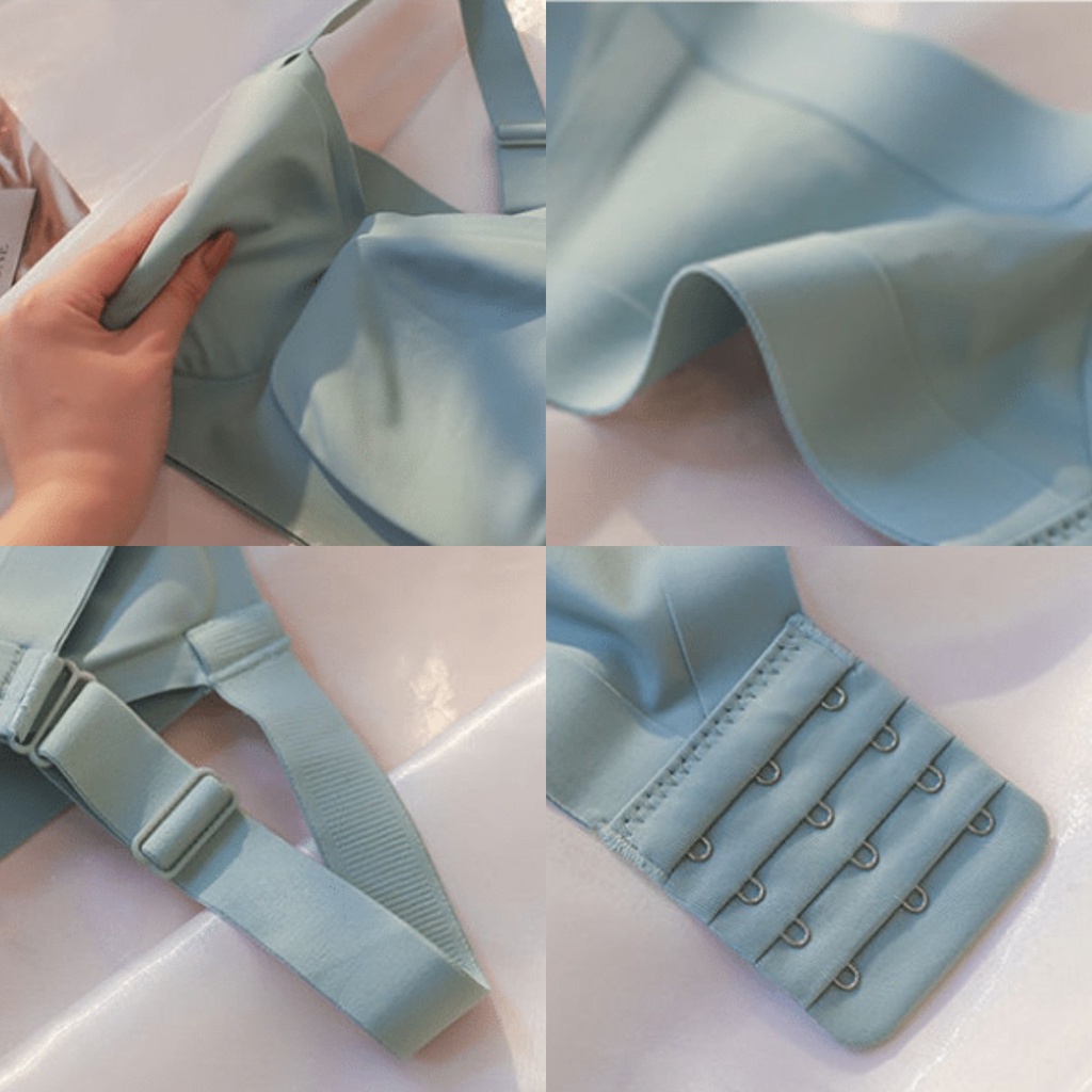 Áo Lót Nâng Ngực Plus Size Không Gọng Thoải Mái Dành Cho Nữ