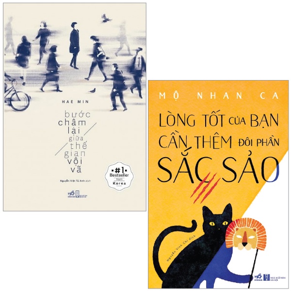 Sách Combo Sách Bước Chậm Lại Giữa Thế Gian Vội Vã + Lòng Tốt Của Bạn Cần Thêm Đôi Phần Sắc Sảo