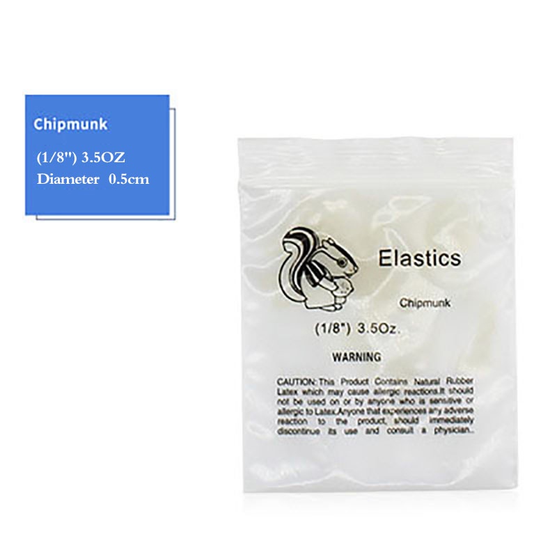 Set 500 dây cao su nha khoa co giãn 3.5oz 1/8 3/16 1/4 5/16 3/8 chuyên dụng cho niềng răng