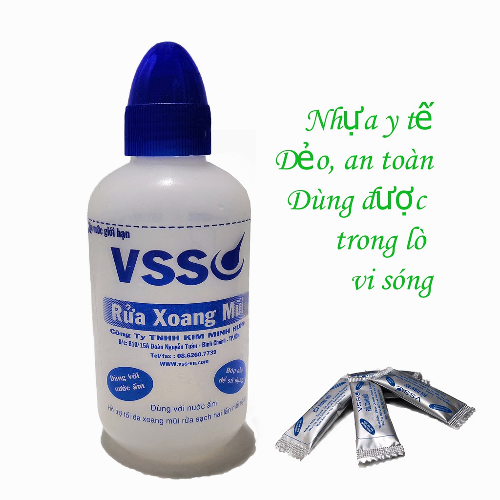 BÌNH RỬA MŨI CHO BÉ & NGƯỜI LỚN VSS – THÁO SET CHỈ CÓ BÌNH