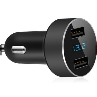 Tẩu sạc ô tô, xe hơi  hiển thị điện áp công suất 18W 3.1A