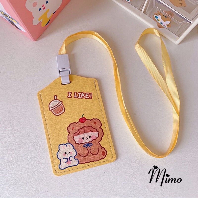 Dây đeo kèm đựng thẻ học sinh, sinh viên_card holder