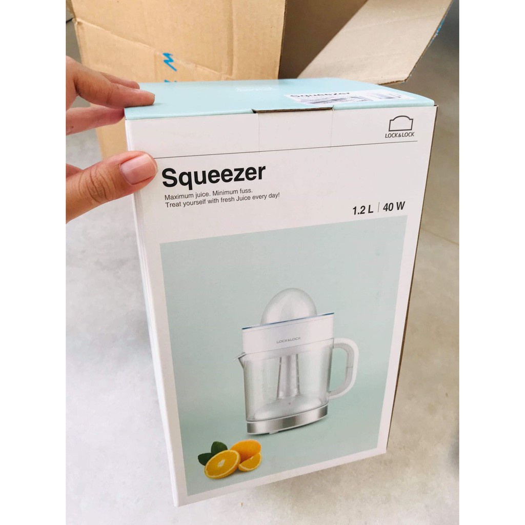 Máy vắt cam kiệt nước Lock&Lock EJJ241 - 1,2L , EJJ236BLK-700ml - BABYHOPSG