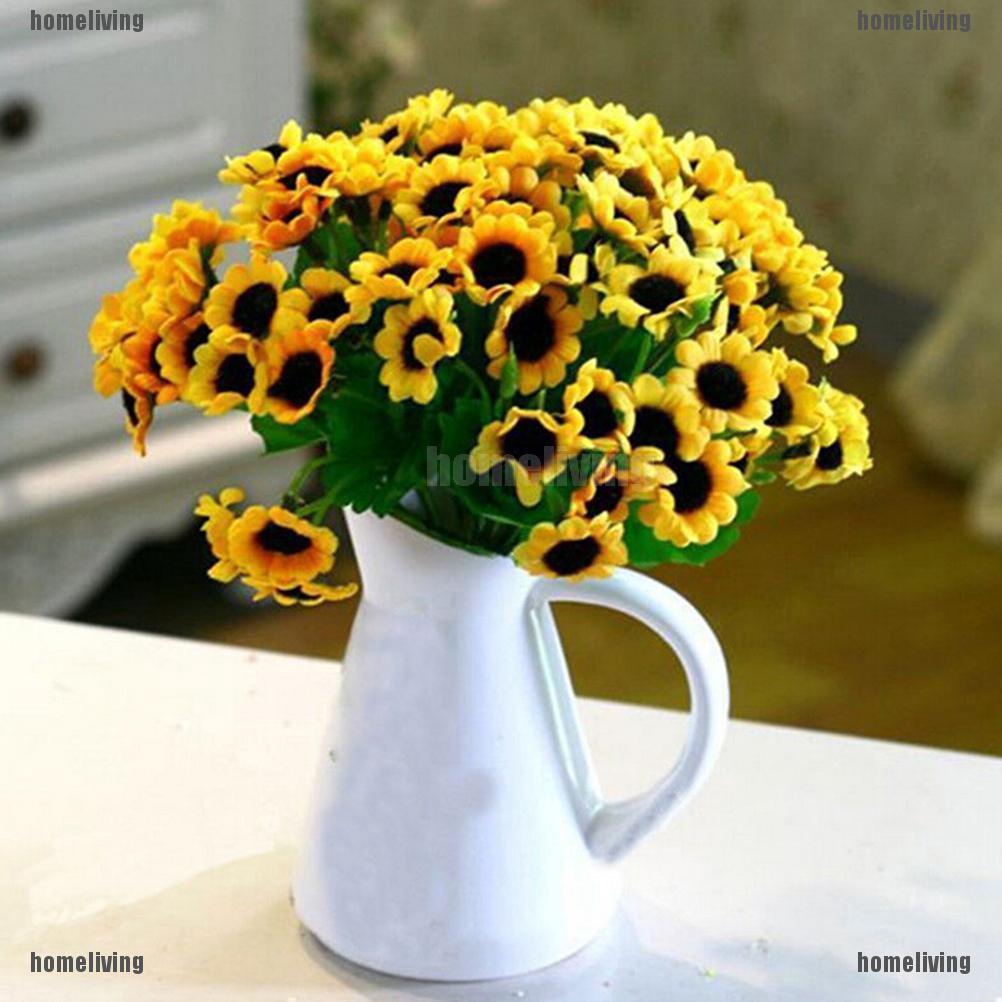 ❤❤Bó Hoa Hướng Dương Giả 14 Bông Trang Trí Tiệc Cưới