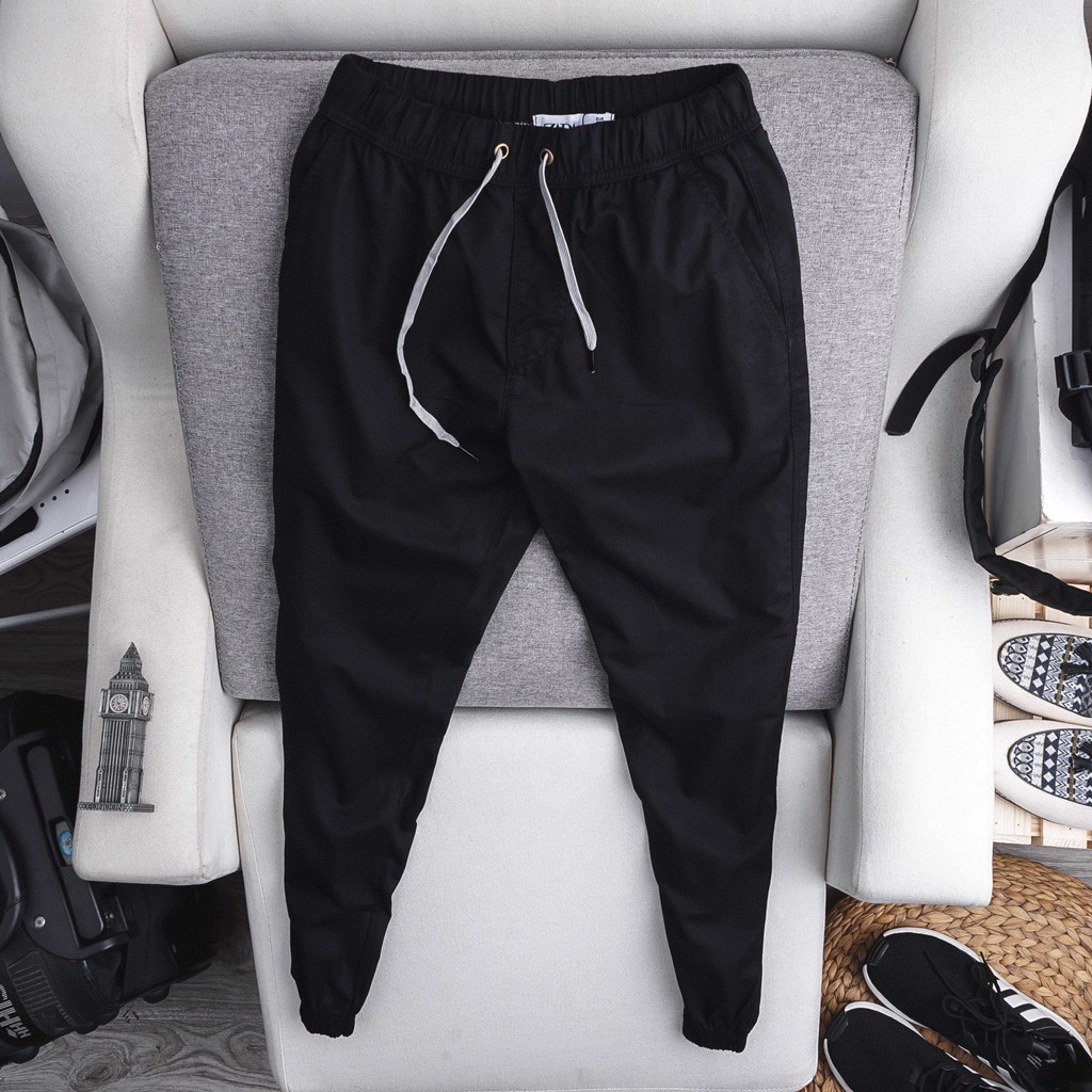 Quần jogger Kaki Zara nam  đầy đủ size - Quần Kaki có dây rút thời trang phong cách