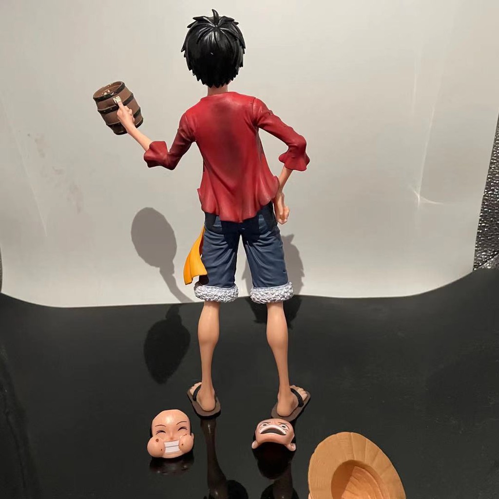 Mô hình Luffy One Piece 27cm thay đổi được tay và mặt