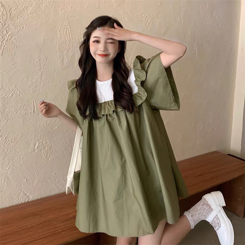 Váy babydoll cánh tiên phong cách ulzzang JAMOO