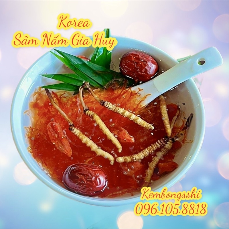 [HÀNG MỚI VỀ] ĐÔNG TRÙNG HẠ THẢO HÀN QUỐC, HỘP GỖ 45gr [656]