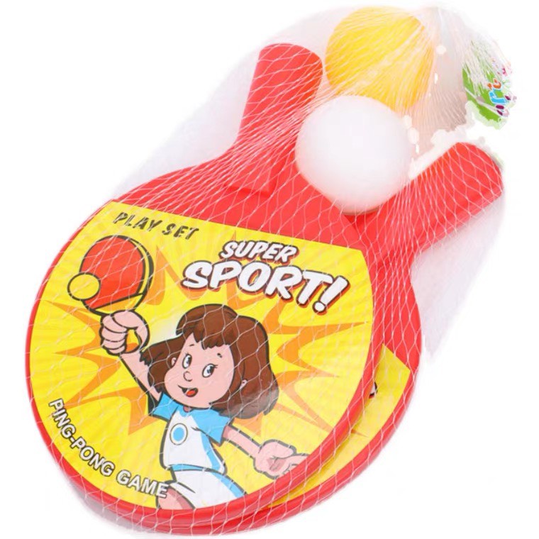 Đồ chơi cho bé - Vợt bóng bàn kèm bóng cho bé hoạt động ngoài trời cực bền