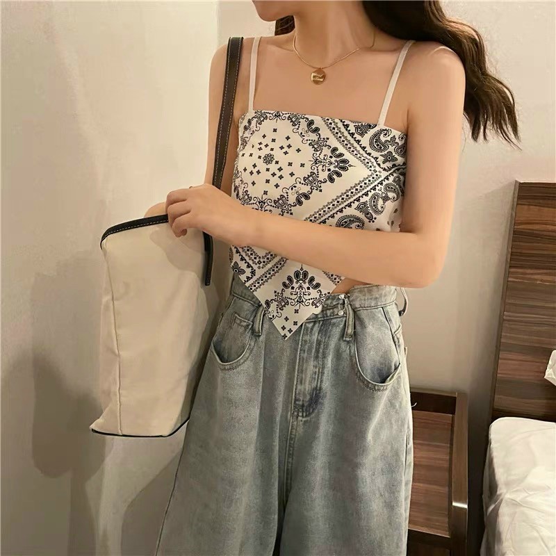Áo Yếm 2 Dây Thổ Cẩm Siêu Phẩm Mùa hè