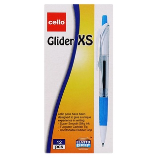 Bút bi bấm Cello CL Glider XS-3 (Xanh)