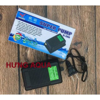 Máy sủi oxy, sủi oxy bể cá SL/SB-2800 1 vòi nhỏ gọn tiết kiệm điện, chạy êm khỏe (chọn combo kèm phụ kiện)