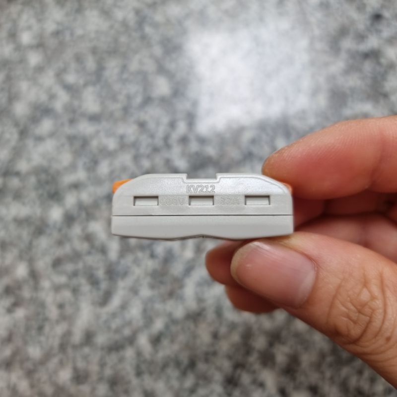 Cút Nối Dây Điện Nhanh 2P KV212 32A 600V
