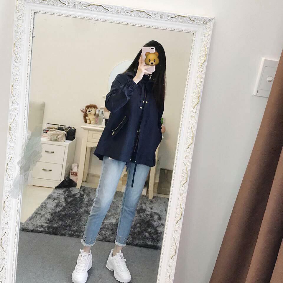 FREESHIP ĐƠN 99K_[ về xanh đen ] Áo khoác Jacket hai túi khóa kéo | BigBuy360 - bigbuy360.vn