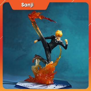 Mô hình One Piece Sanji Chân đen - Cú đá lửa
