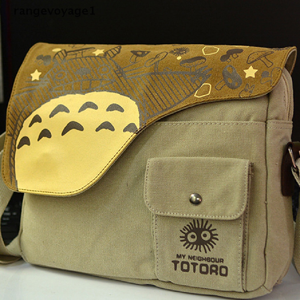Túi Xách Nữ Vải Bố In Hình Totoro Thời Trang Hàn Mới
