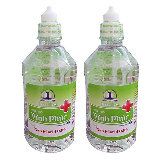 Nước muối sinh lý Vĩnh Phúc 500ml