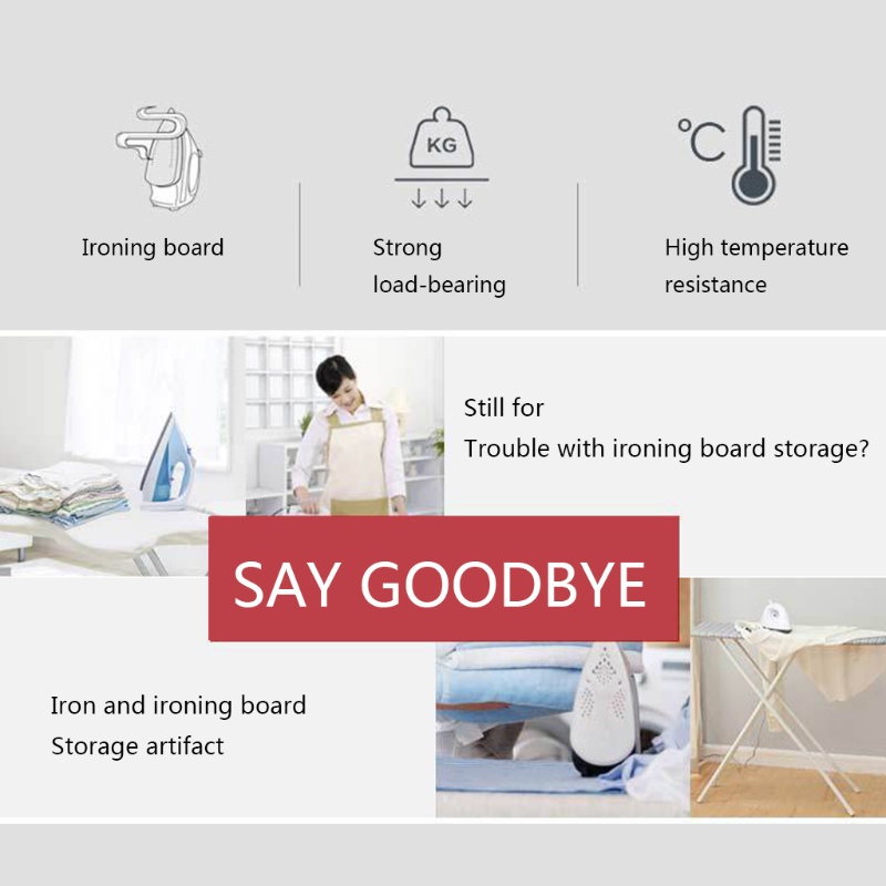 Bảng Ủi Quần Áo Gắn Tường Chống Bỏng Tiện Lợi